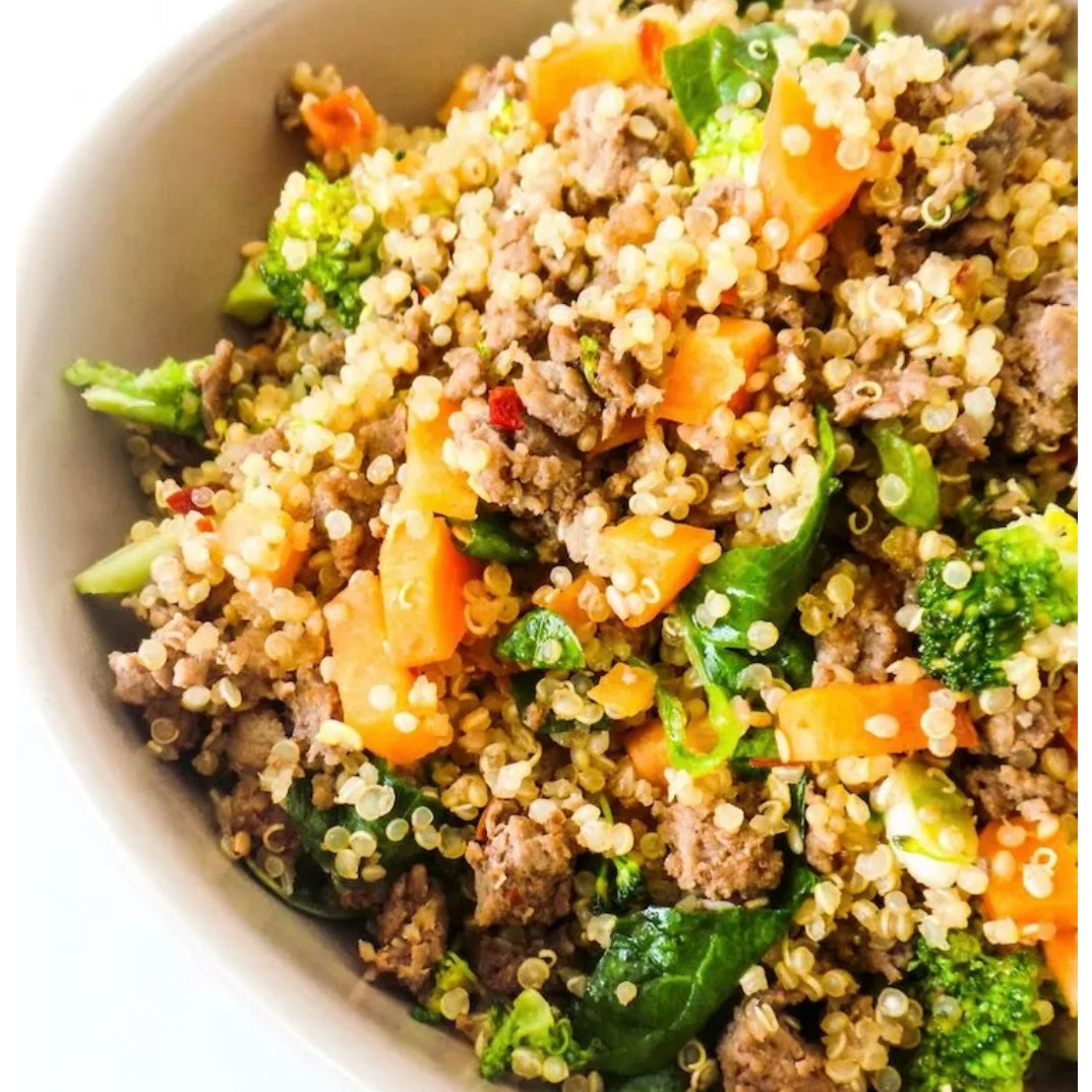 Quinoa Asian Beef w/Carrots & Broccoli