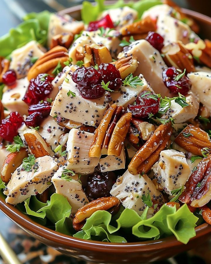 Cranberry Pecan Chicken Salad w/Mini Lavosh Crackers