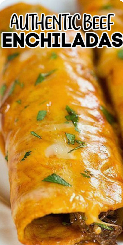 Cheesy Beef or Chicken Enchiladas Rojo w/Mexi Rice & Black Beans